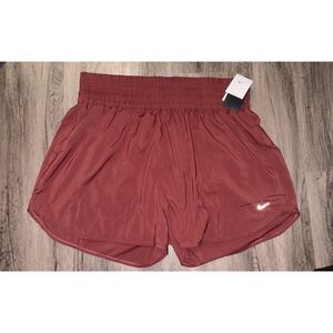 NWT Sz 3X Women's Nike Dri-Fit Loose Maroon Active Gym Training Shorts